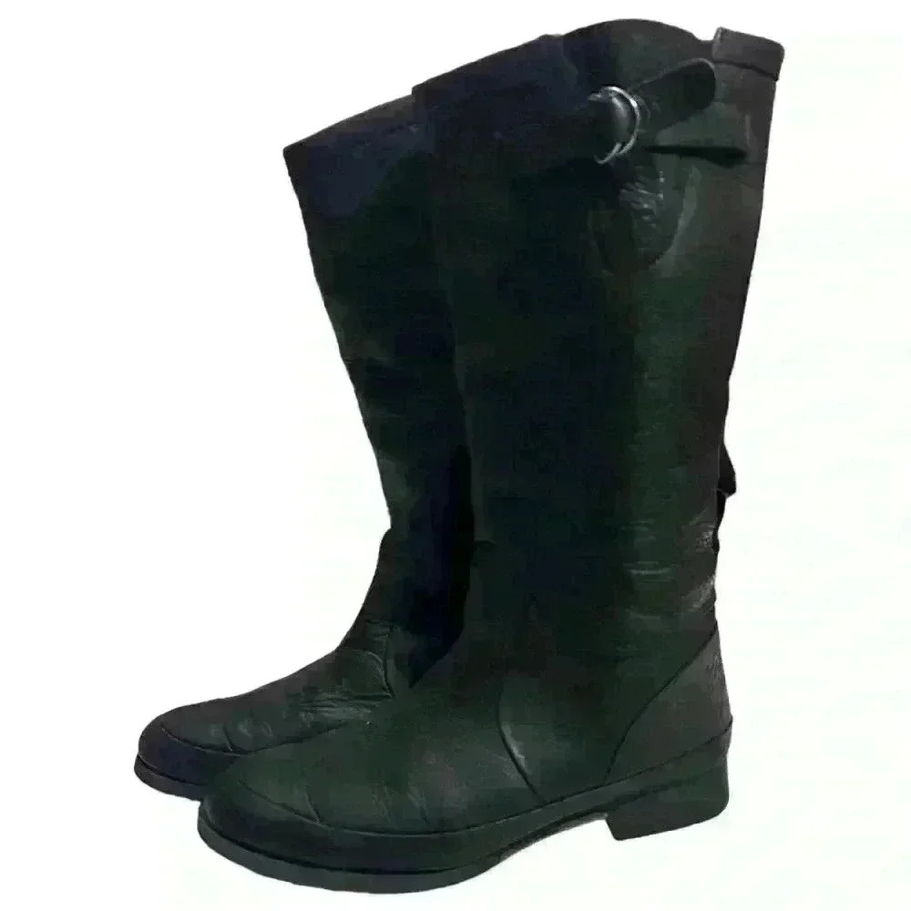 Ultra Rare Blackstone Black Leather Boots Indonesia Size 7 Designer riding boot